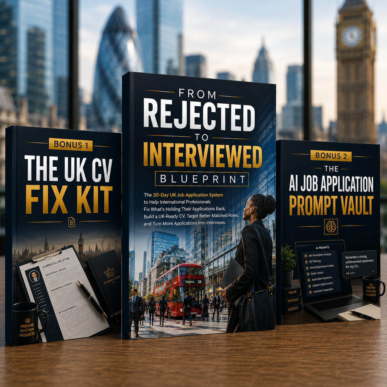 From Rejected to Interviewed Blueprint bundle with all bonuses